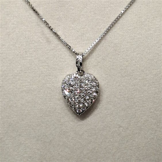 Collana Fanton Gioielli Donna COLLANE DIAMANTI in Oro bianco Diamante 0.91 Ct COOR-223-52 - COOR-223-52